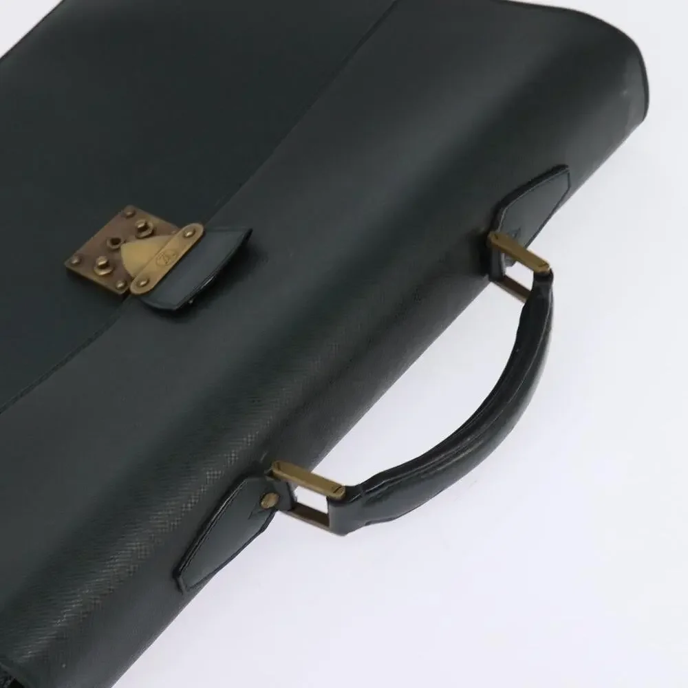 Louis Vuitton Taiga Serviette Moskova Business Bag Epicea Green